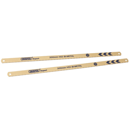 DRAPER Expert 2 x 300mm 18tpi Bi-Metal Hacksaw Blades: Model No.736/2