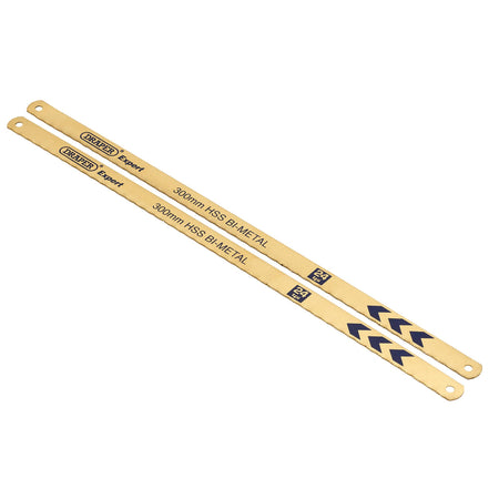 DRAPER Expert 2 x 300mm 24tpi Bi-Metal Hacksaw Blades: Model No.736/2