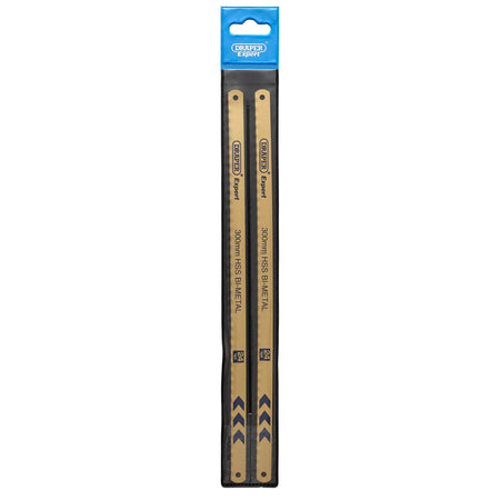 DRAPER Expert 2 x 300mm 24tpi Bi-Metal Hacksaw Blades: Model No.736/2