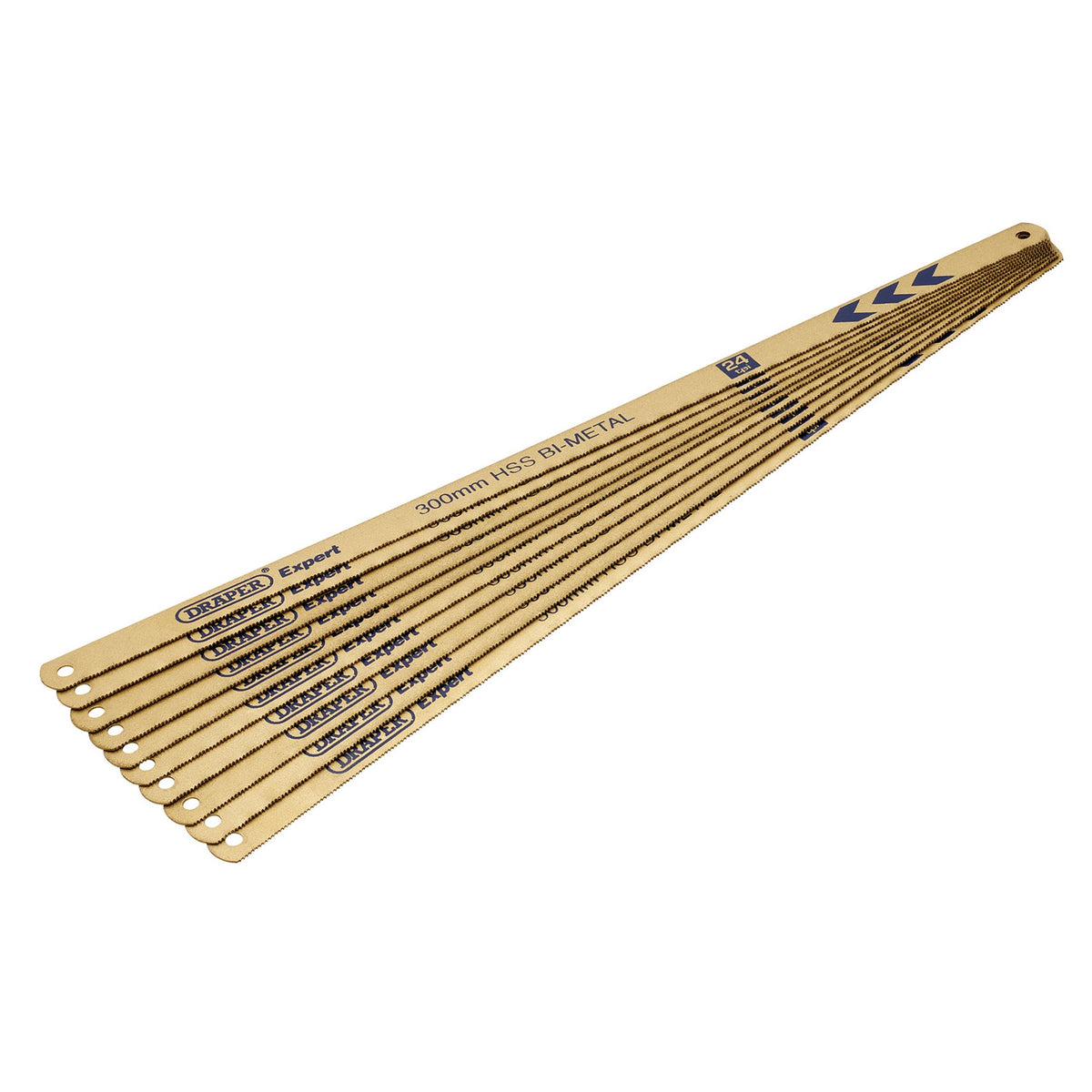 DRAPER Expert 10 x 300mm 24tpi Bi-Metal Hacksaw Blades: Model No.736/10