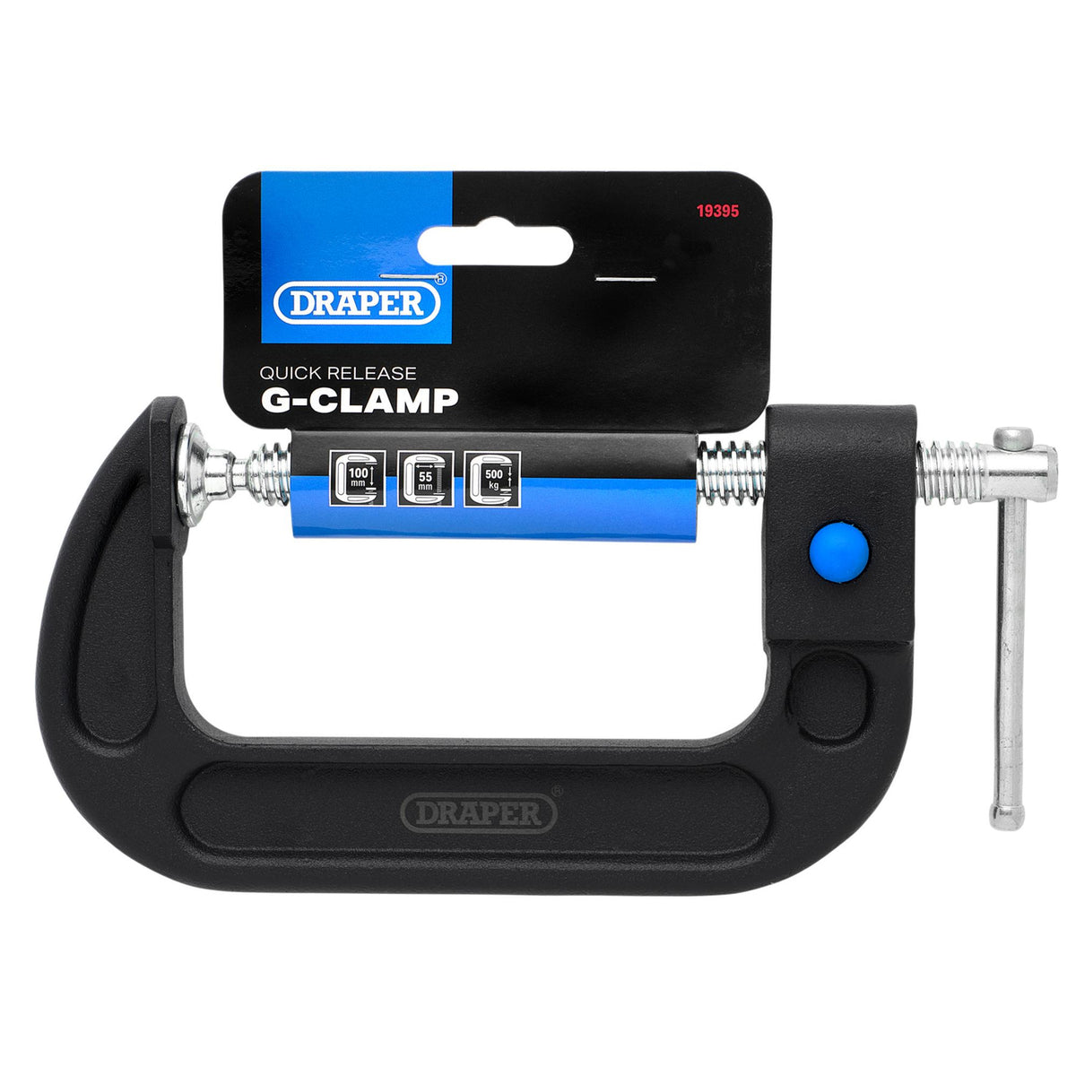 Quick Release G-Clamp, 100mm: No.QGCL100