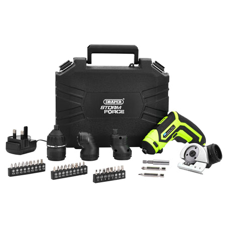 DRAPER Draper Storm Force 4V Multifunction Screwdriver and Cutting Tool, 1/4" Hex Model No. CSD4MHSF