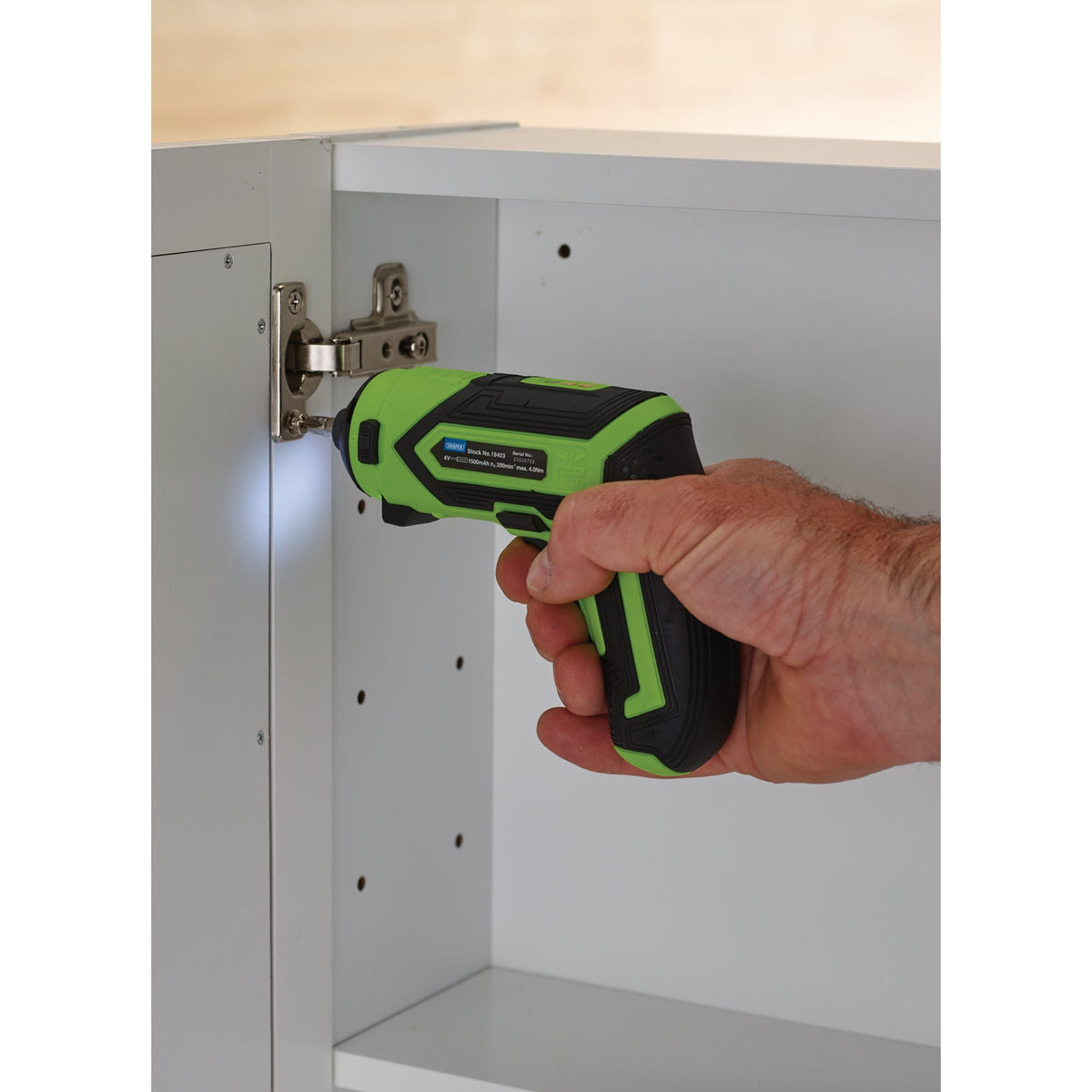 DRAPER Draper Storm Force 4V Multifunction Screwdriver and Cutting Tool, 1/4" Hex Model No. CSD4MHSF
