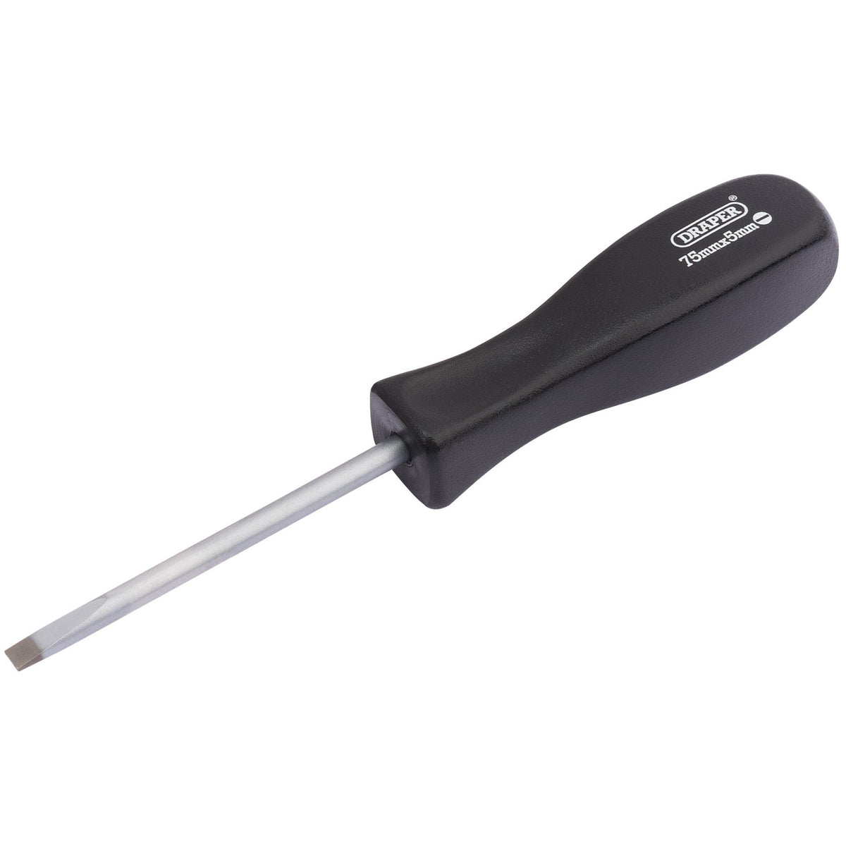 DRAPER 5mm x 75mm Plain Slot Mechanics Screwdriver: Model No.939