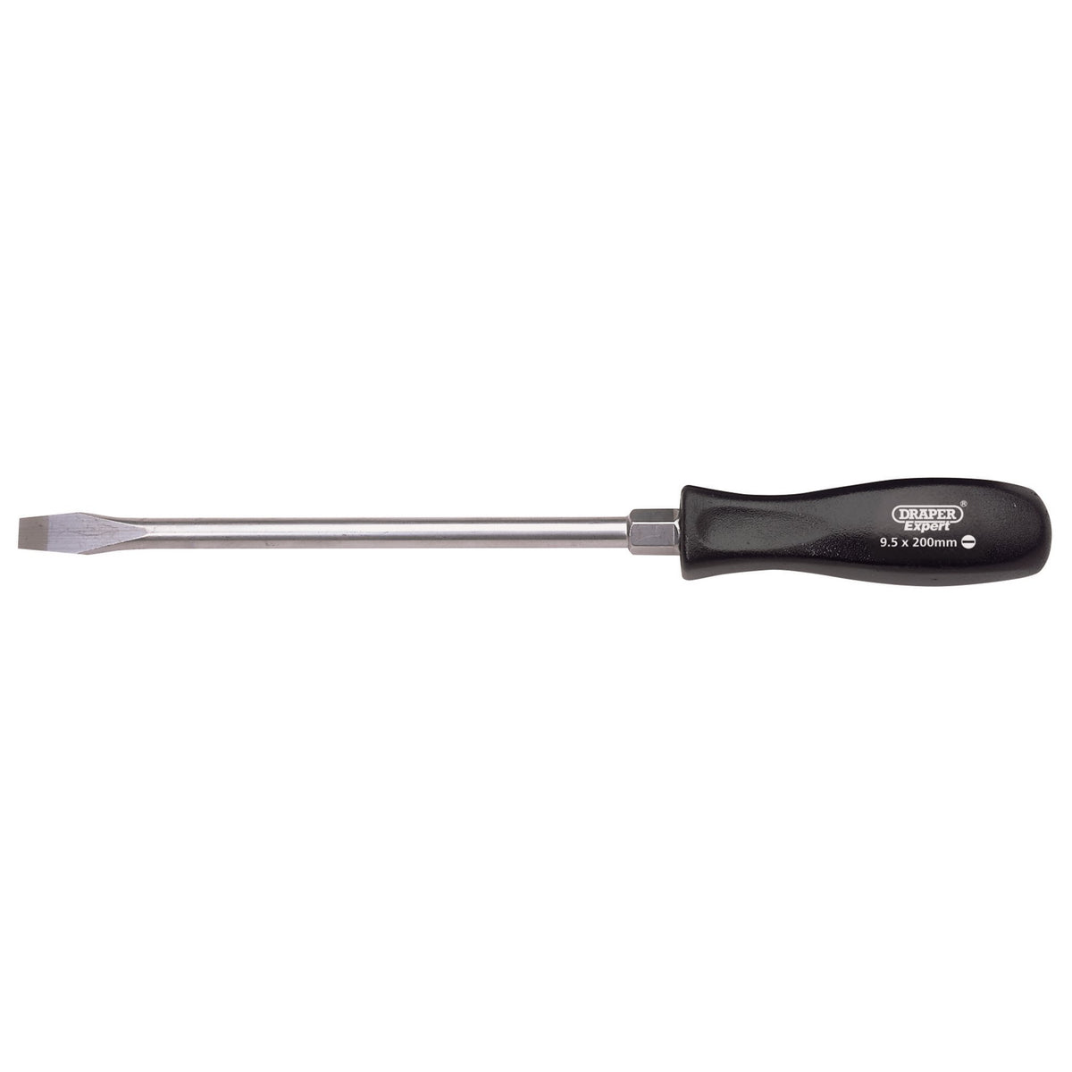 DRAPER 9.5mm x 200mm Plain Slot Mechanics Screwdriver: Model No.939