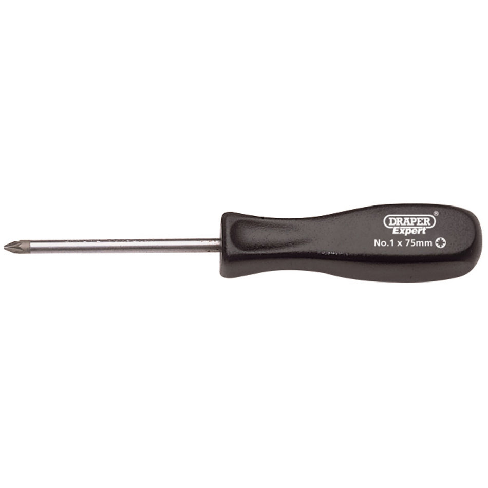 DRAPER No 1 x 75mm PZ Type Mechanics Screwdriver: Model No.939PZ