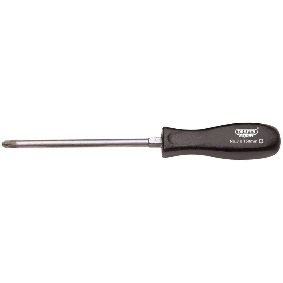 DRAPER No 3 x 150mm PZ Type Mechanics Screwdriver: Model No.939PZ