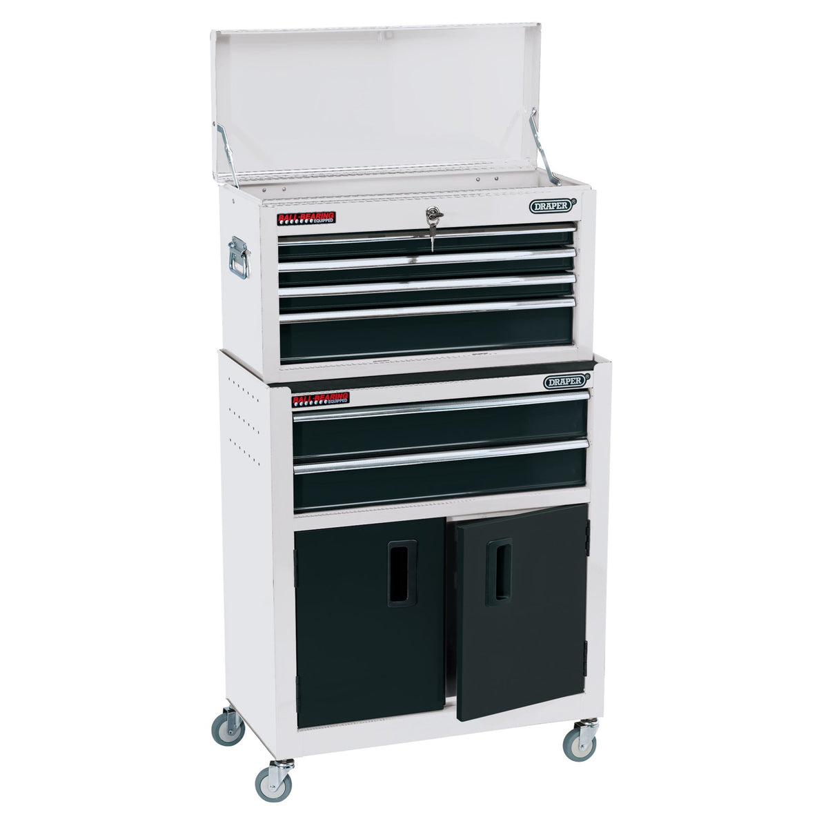 24" Combined Roller Cabinet and Tool Chest (6 Drawer): Model No.RCTC6/W