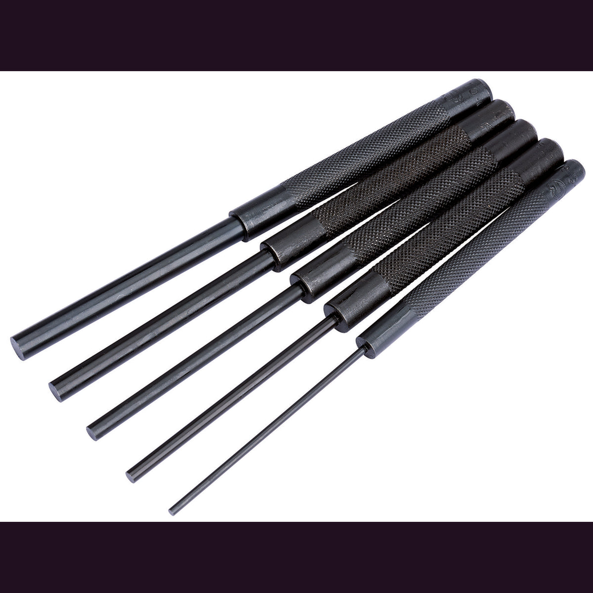 DRAPER 5 Piece 200mm Parallel Pin Punch Set: Model No.5P