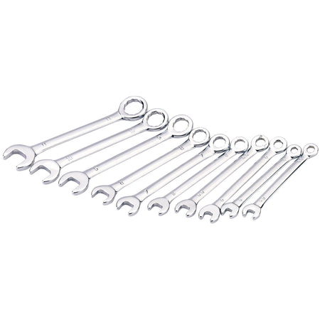 DRAPER 10 Piece Metric Midget Combination Spanner Set: Model No.7202/10/MM