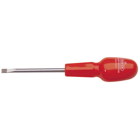 DRAPER 5mm x 75mm Plain Slot Flared Tip Cabinet Pattern Screwdriver (Sold Loose): Model No.186B