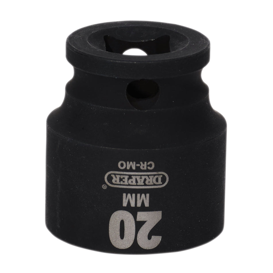 Draper Hi-TORQ Impact Socket, 3/4" Sq. Dr., 20mm : Model No. 409-MM