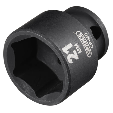 Draper HI-TORQ Metric Impact Socket, 3/8" Sq. Dr., 21mm : Model No. 409-MM