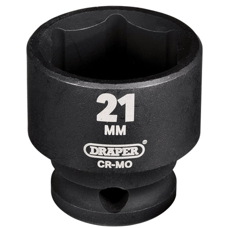 Draper HI-TORQ Metric Impact Socket, 3/8" Sq. Dr., 21mm : Model No. 409-MM
