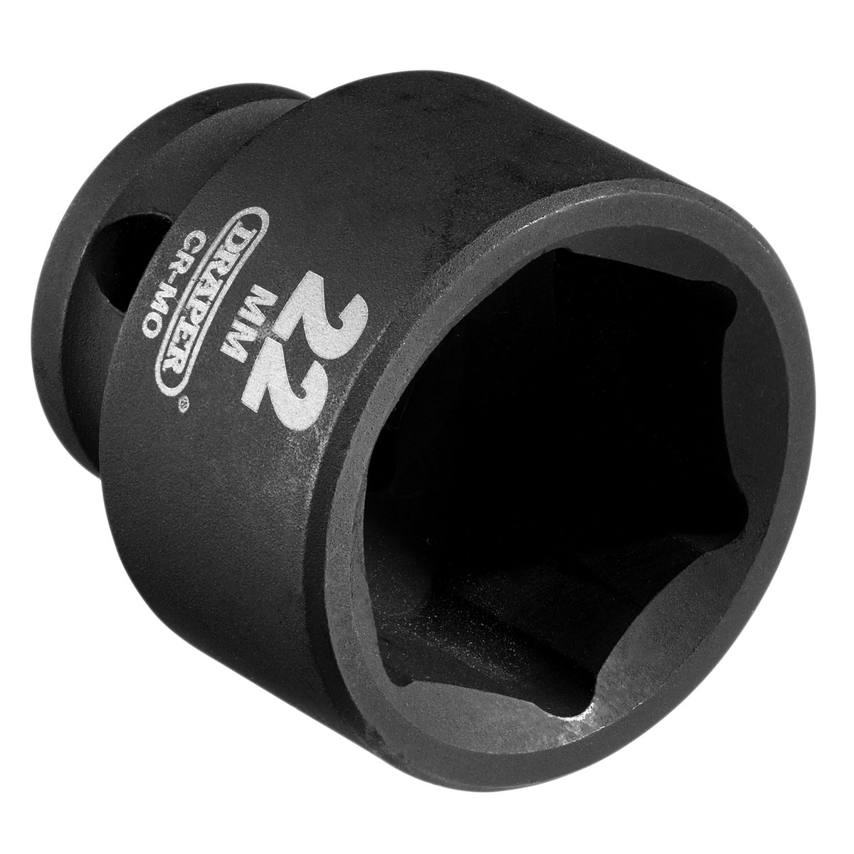 Draper HI-TORQ Metric Impact Socket, 3/8" Sq. Dr., 22mm : Model No. 409-MM