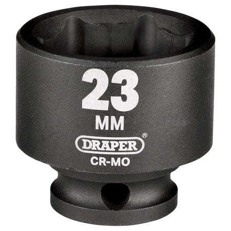 Draper Hi-TORQ Impact Socket, 3/8" Sq. Dr., 23mm : Model No. 409-MM