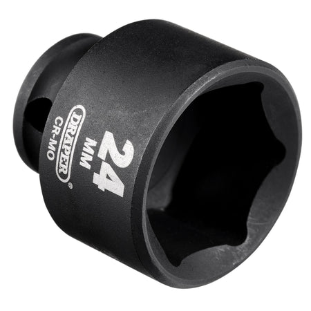 Draper HI-TORQ Metric Impact Socket, 3/8" Sq. Dr., 24mm : Model No. 409-MM