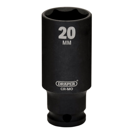Draper HI-TORQ Metric Deep Impact Socket, 3/8" Sq. Dr., 20mm : Model No. 409D-MM