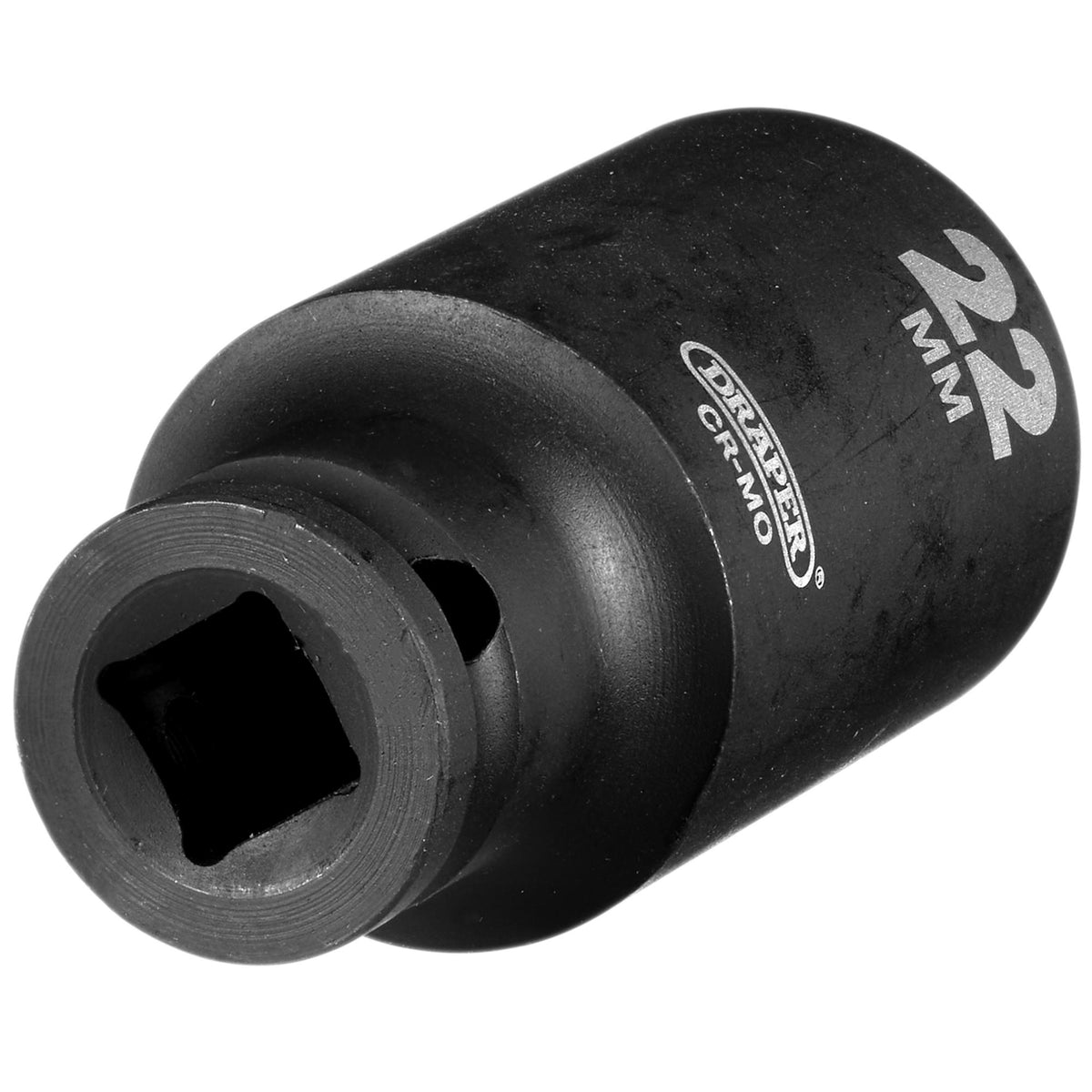 Draper HI-TORQ Metric Deep Impact Socket, 3/8" Sq. Dr., 22mm : Model No. 409D-MM