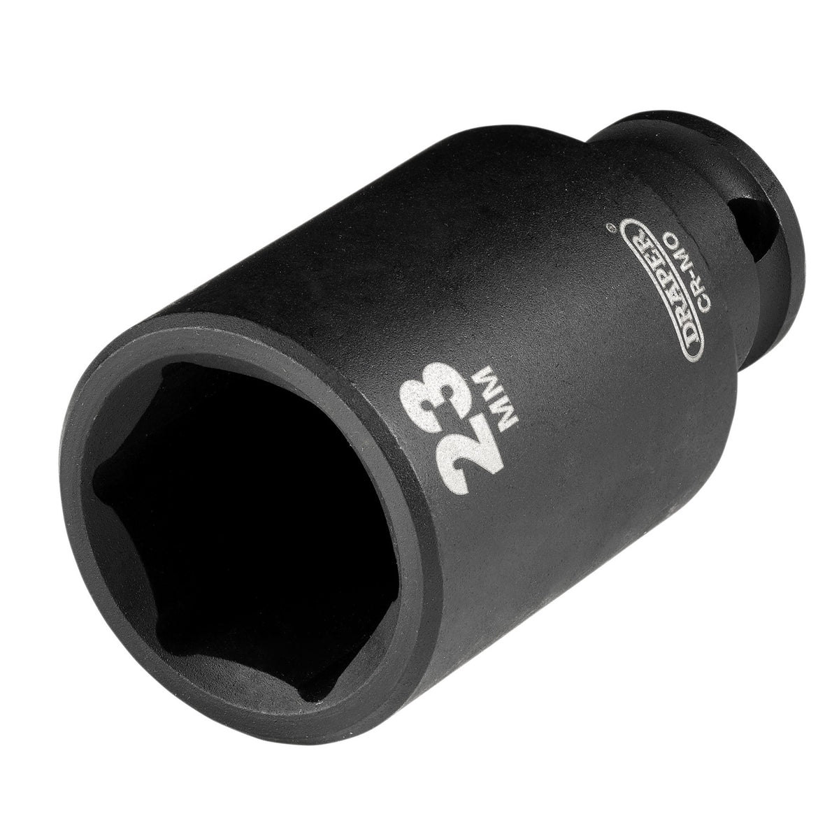 Draper HI-TORQ Metric Deep Impact Socket, 3/8" Sq. Dr., 23mm : Model No. 409D-MM