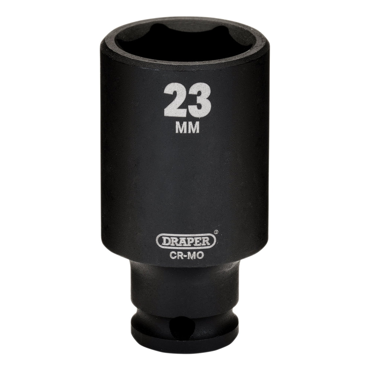Draper HI-TORQ Metric Deep Impact Socket, 3/8" Sq. Dr., 23mm : Model No. 409D-MM