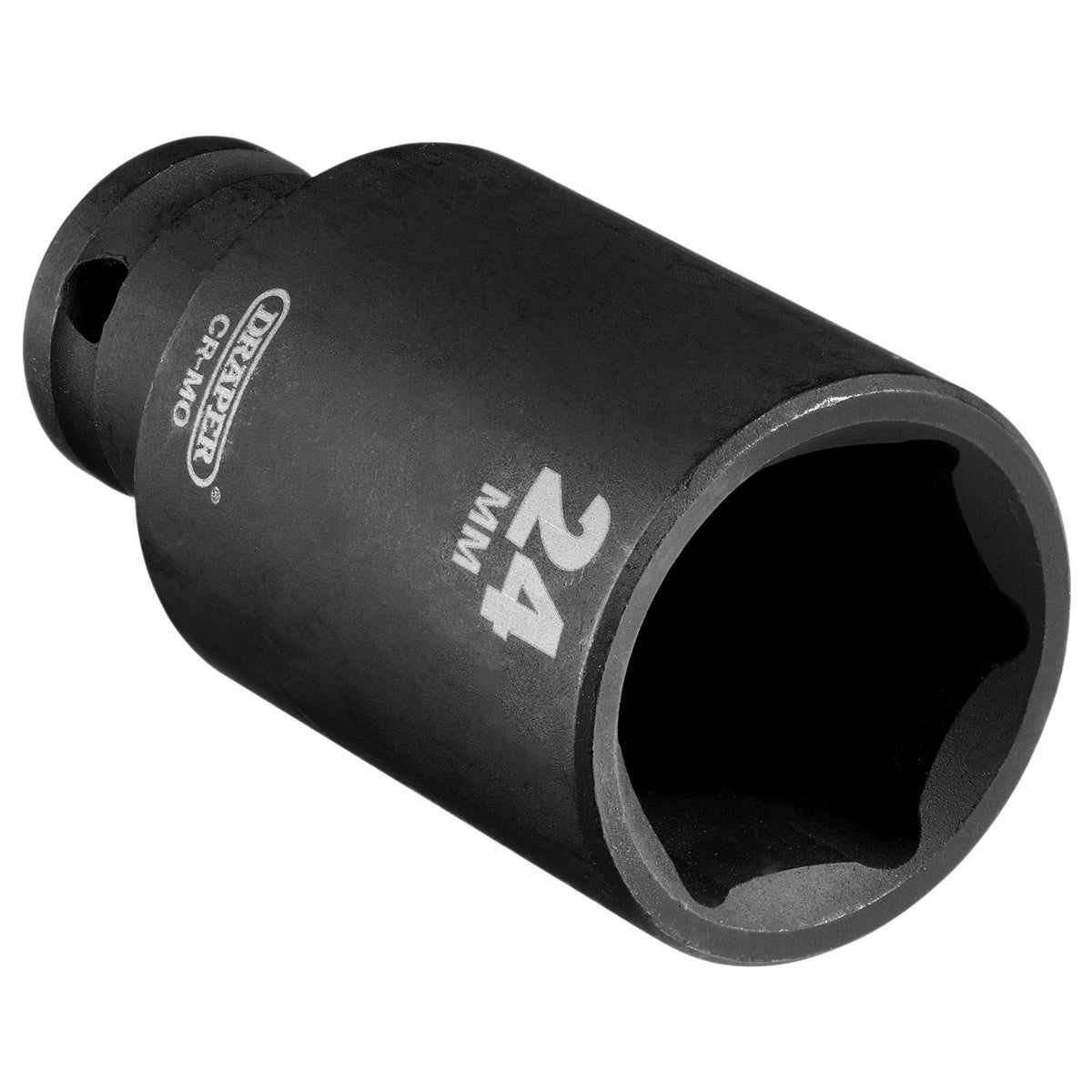 Draper HI-TORQ Metric Deep Impact Socket, 3/8" Sq. Dr., 24mm : Model No. 409D-MM