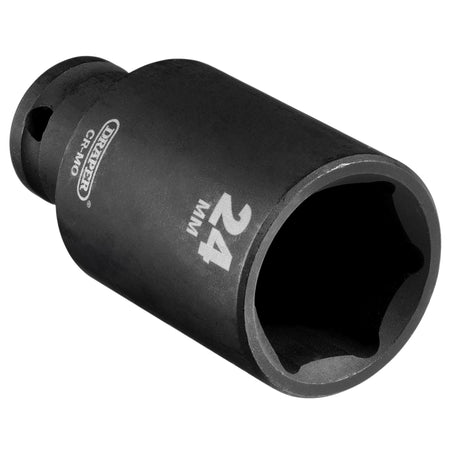 Draper HI-TORQ Metric Deep Impact Socket, 3/8" Sq. Dr., 24mm : Model No. 409D-MM