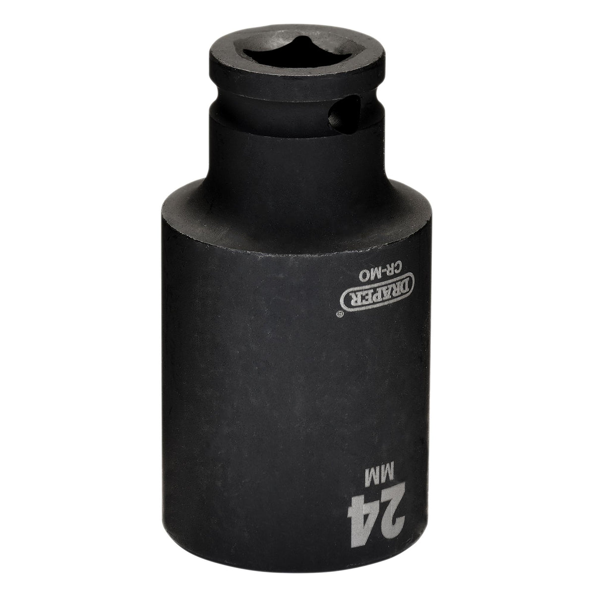Draper HI-TORQ Metric Deep Impact Socket, 3/8" Sq. Dr., 24mm : Model No. 409D-MM