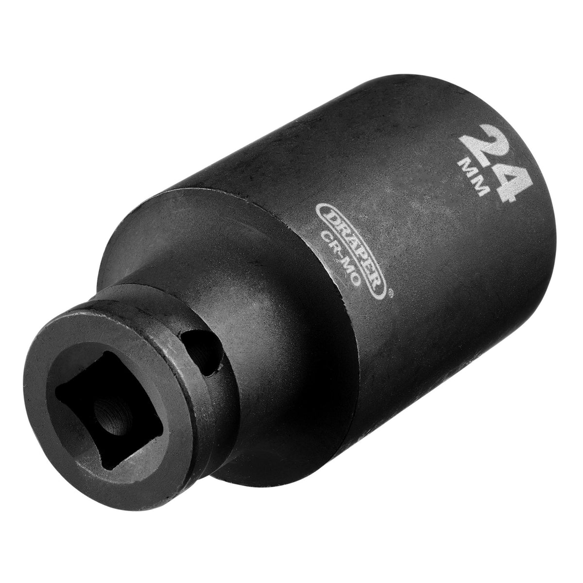 Draper HI-TORQ Metric Deep Impact Socket, 3/8" Sq. Dr., 24mm : Model No. 409D-MM