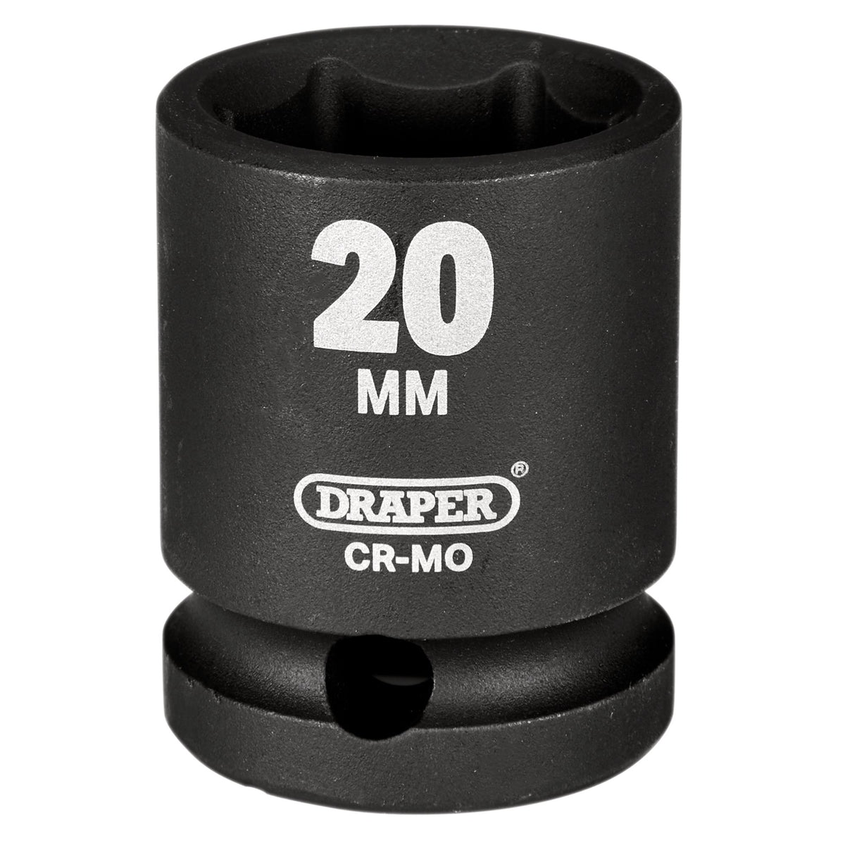 Draper Hi-TORQ Impact Socket, 1/2" Sq. Dr., 20mm : Model No. 410MM