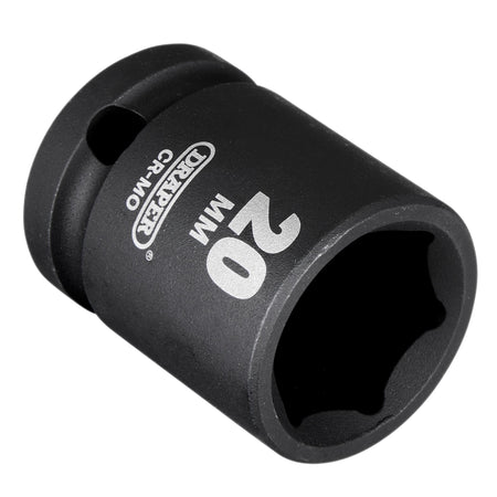 Draper Hi-TORQ Impact Socket, 1/2" Sq. Dr., 20mm : Model No. 410MM