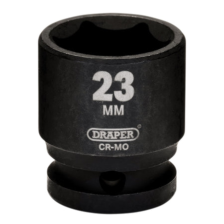 Draper HI-TORQ Metric Impact Socket, 1/2" Sq. Dr., 23mm : Model No. 410MM