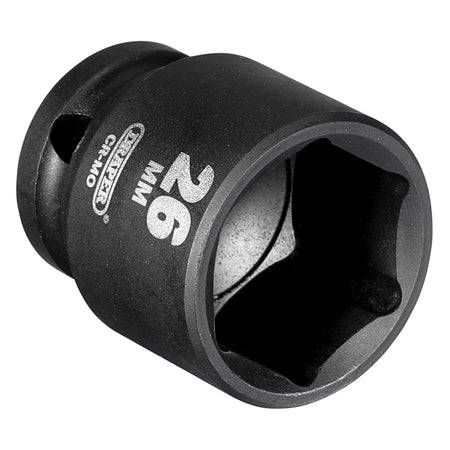 Draper Hi-TORQ Impact Socket, 1/2" Sq. Dr., 26mm : Model No. 410MM