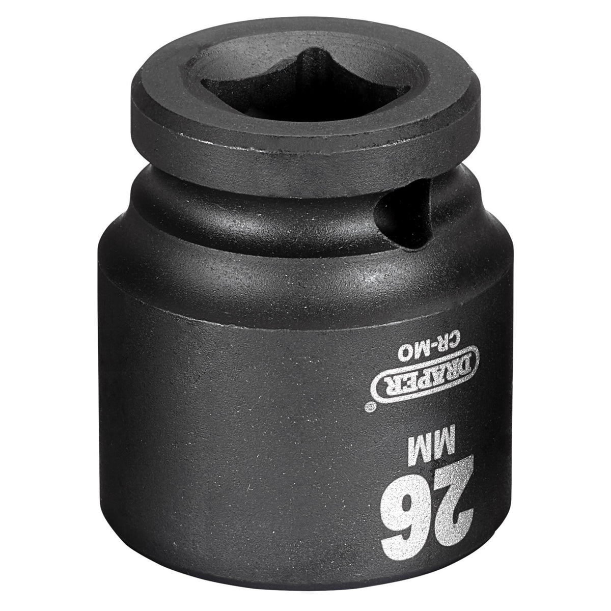 Draper Hi-TORQ Impact Socket, 1/2" Sq. Dr., 26mm : Model No. 410MM
