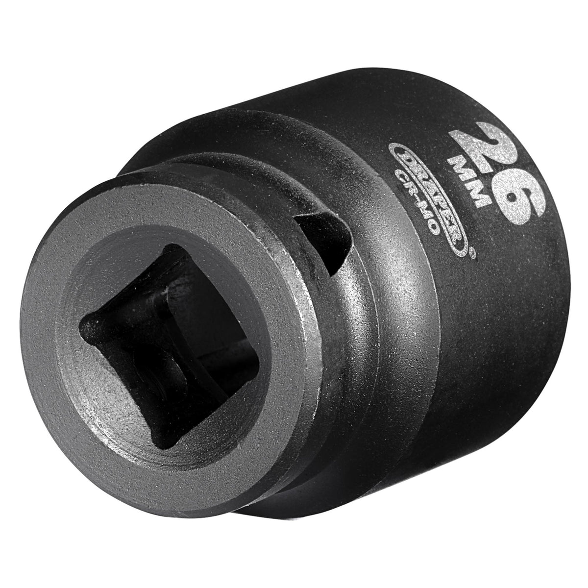 Draper Hi-TORQ Impact Socket, 1/2" Sq. Dr., 26mm : Model No. 410MM