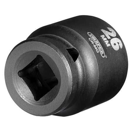 Draper Hi-TORQ Impact Socket, 1/2" Sq. Dr., 26mm : Model No. 410MM
