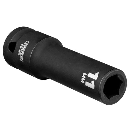 Draper Hi-TORQ Deep Impact Socket, 1/2" Sq. Dr., 11mm: No.410D-MM