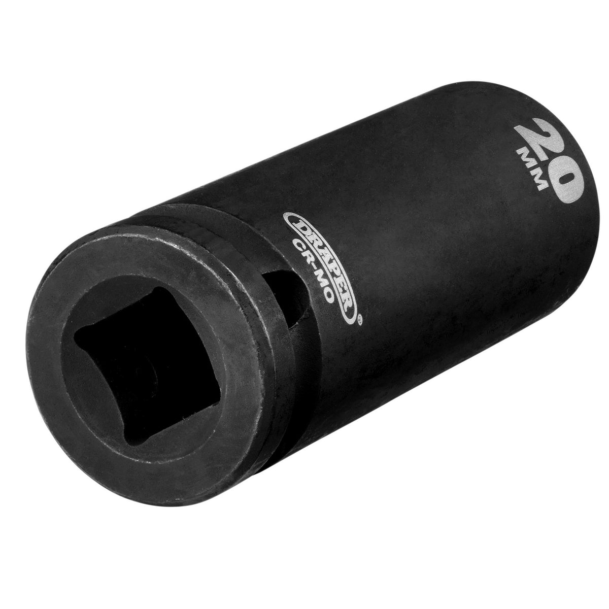 Draper Hi-TORQ Deep Impact Socket, 1/2" Sq. Dr., 20mm: No.410D-MM