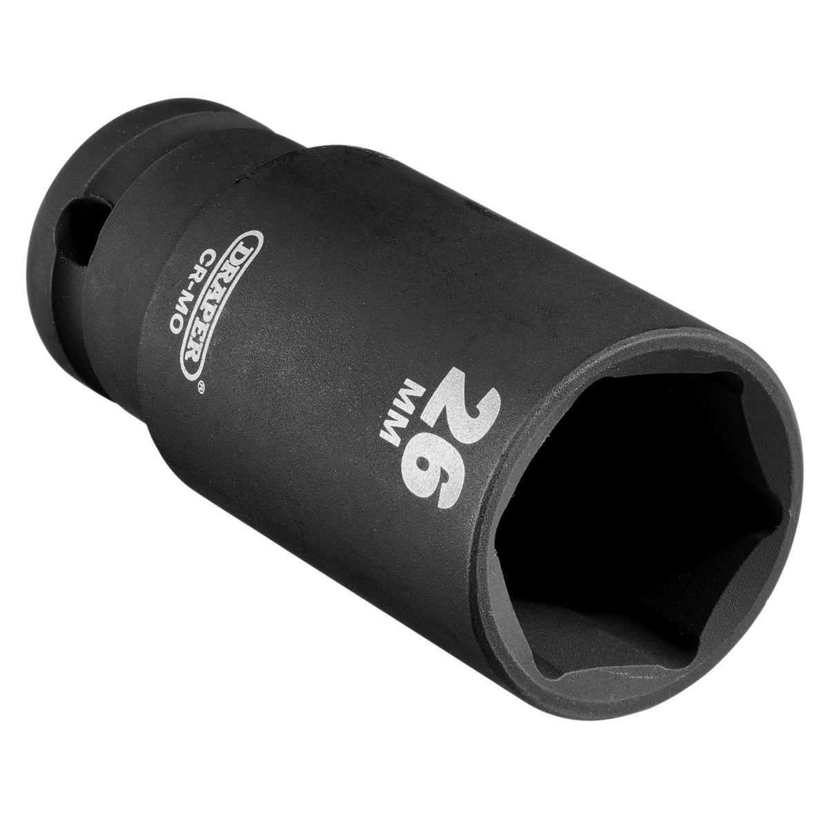 Draper HI-TORQ Metric Deep Impact Socket, 3/8" Sq. Dr., 26mm : Model No. 410D-MM