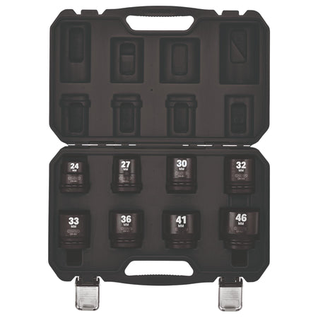 Draper HI-TORQ Metric Impact Socket Set, 3/4" Sq. Dr. (8 Piece) : Model No. 419/8/MM