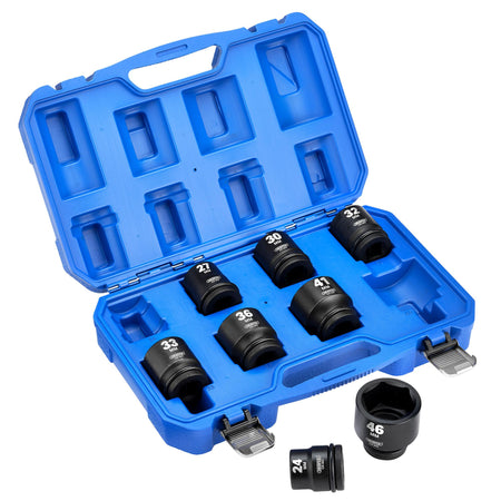 Draper HI-TORQ Metric Impact Socket Set, 3/4" Sq. Dr. (8 Piece) : Model No. 419/8/MM