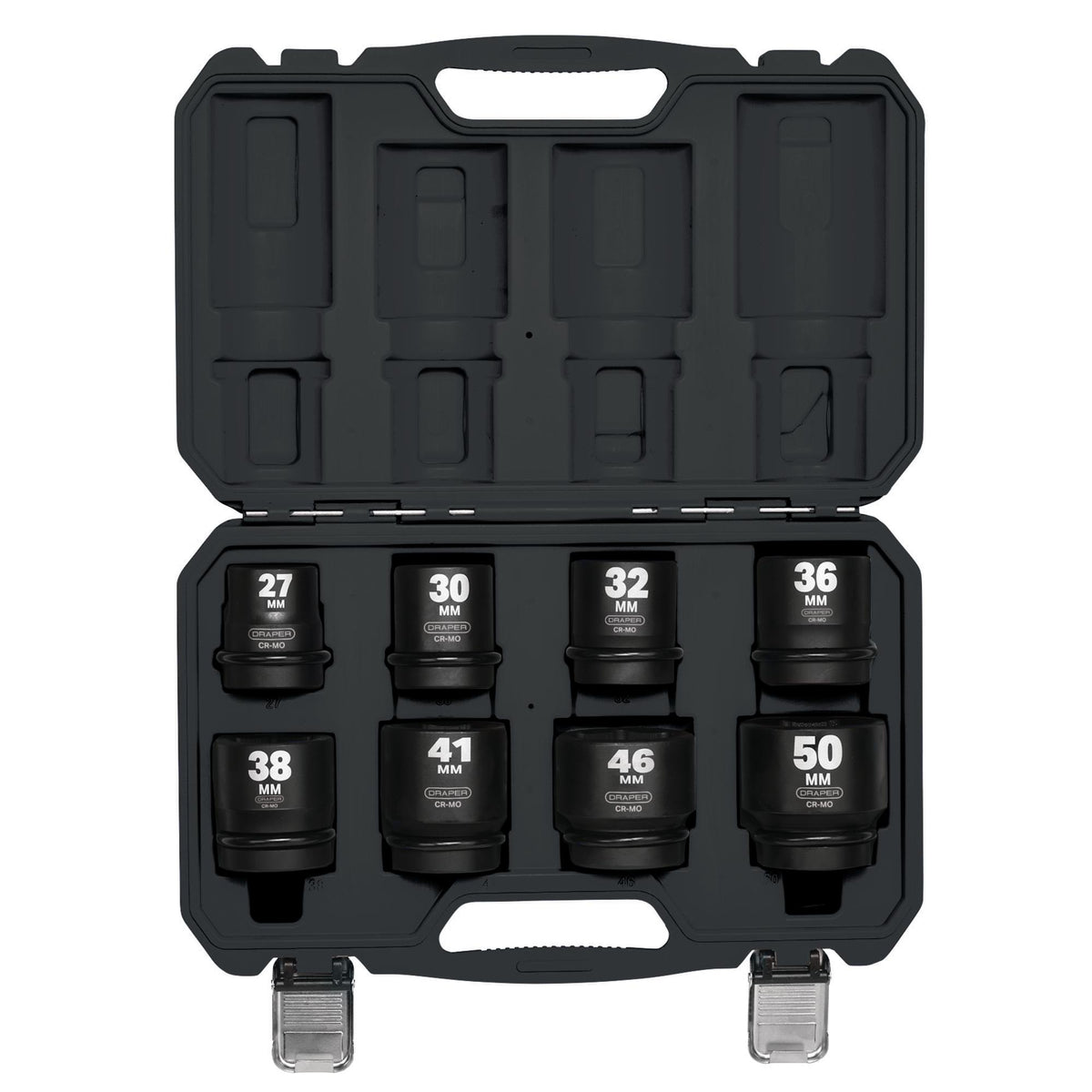Draper HI-TORQ Metric Impact Socket Set, 1" Sq. Dr. (8 Piece) : Model No. 425/8/MM