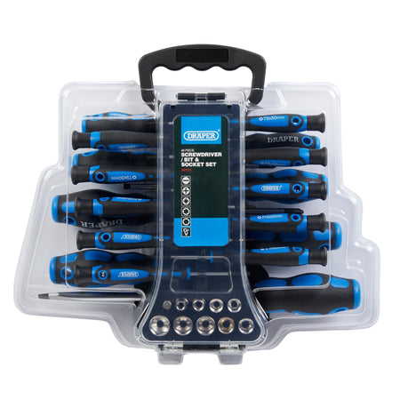 Draper Screwdriver, Socket and Bit Set (49 piece) Model No. 865/49