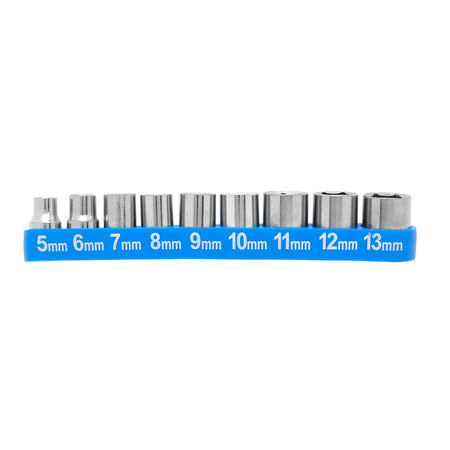 T-Handle Screwdriver, Socket and Bit Set, 1/4" Sq. Dr. (22 Piece) : Model No. SOCDRI