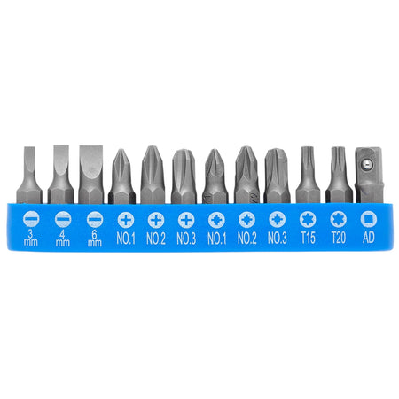 T-Handle Screwdriver, Socket and Bit Set, 1/4" Sq. Dr. (22 Piece) : Model No. SOCDRI