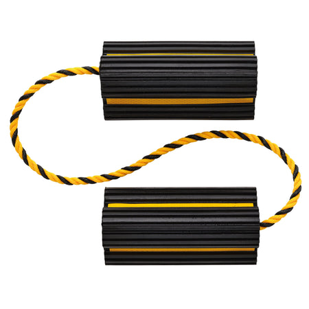 Heavy Duty Rubber Wheel Chocks, 3 Tonne (Pair) : Model No. RWC4