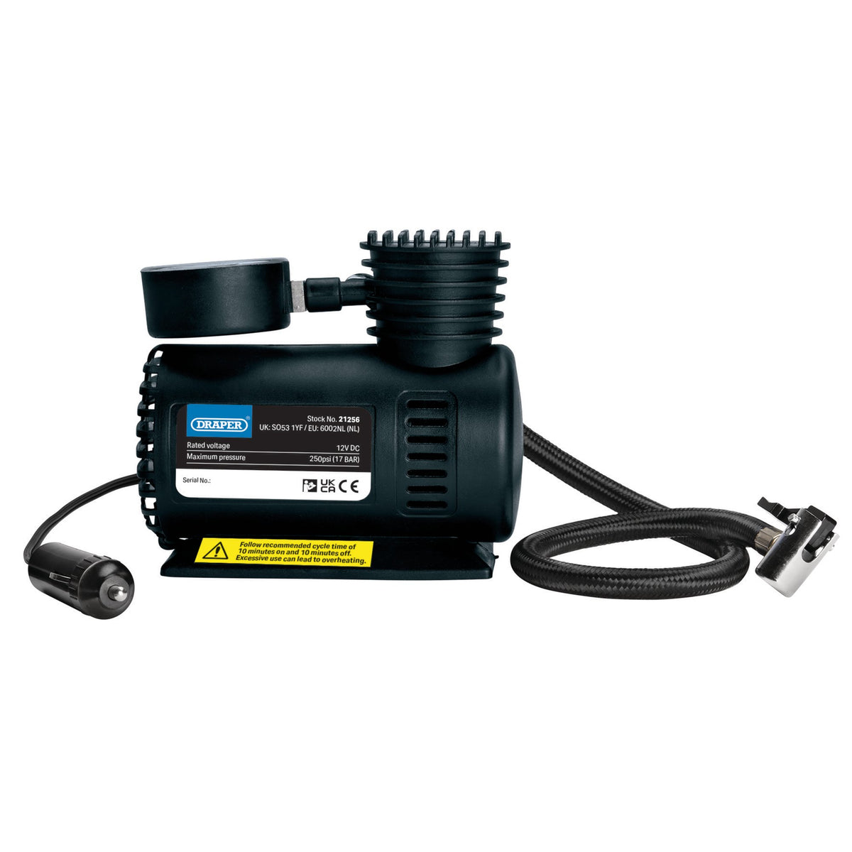 12V Mini Air Compressor : Model No. AC12VA