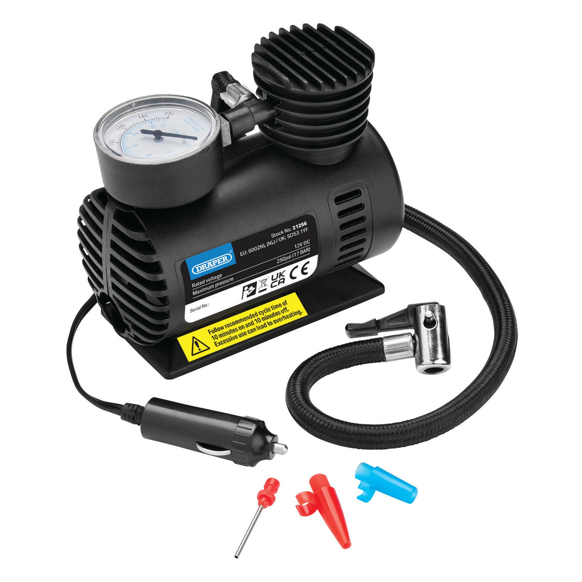 12V Mini Air Compressor : Model No. AC12VA