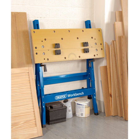 DRAPER 800mm Fold Down Workbench: Model No.WB800Y