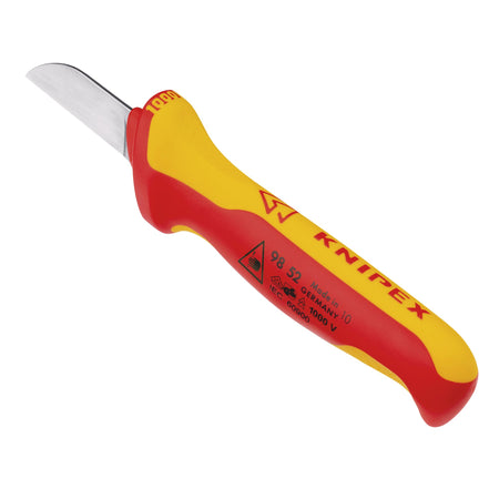 Knipex 180mm Fully Insulated Cable Knife : Model No.98 52